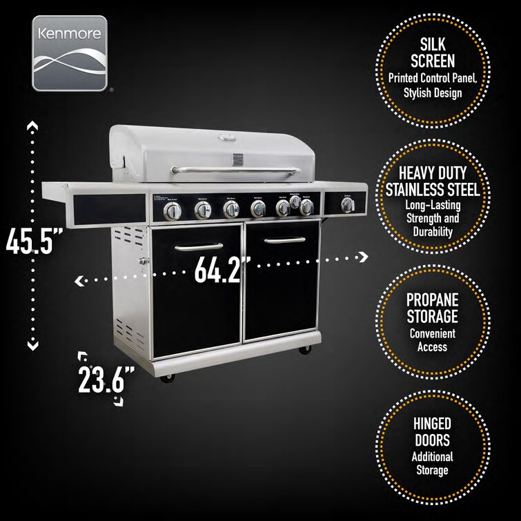 Kenmore grill shop 6 burner